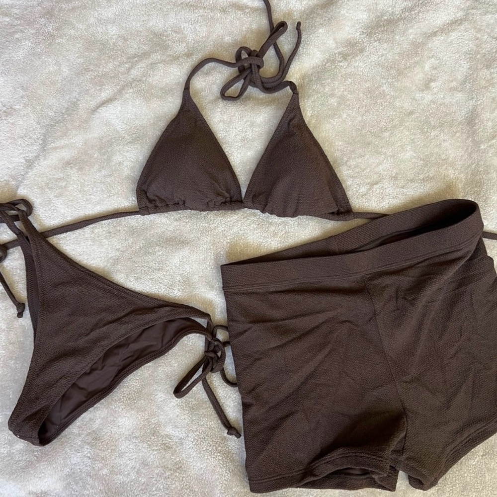 Brown Bikini Set